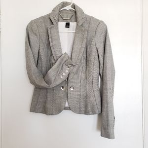 🎀White House Black Market Silver Gray Blazer